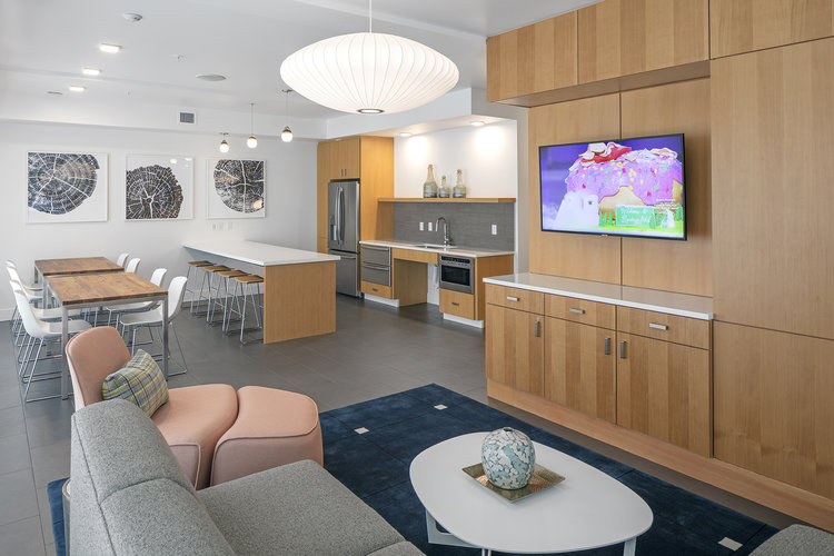 Westgate Rise Central Lobby Kitchen Beaverton